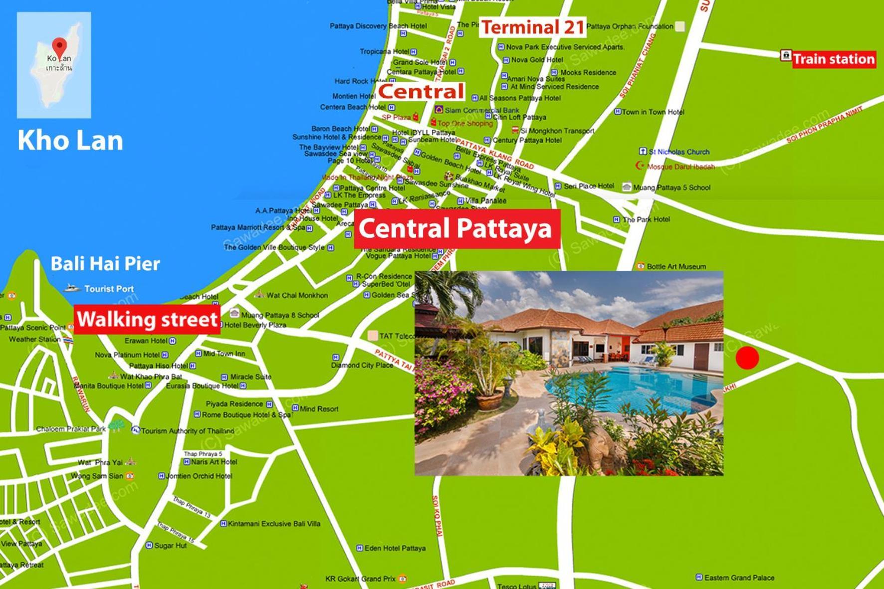 Pattaya Hill Close To Walking St And City Nong Prue Екстериор снимка